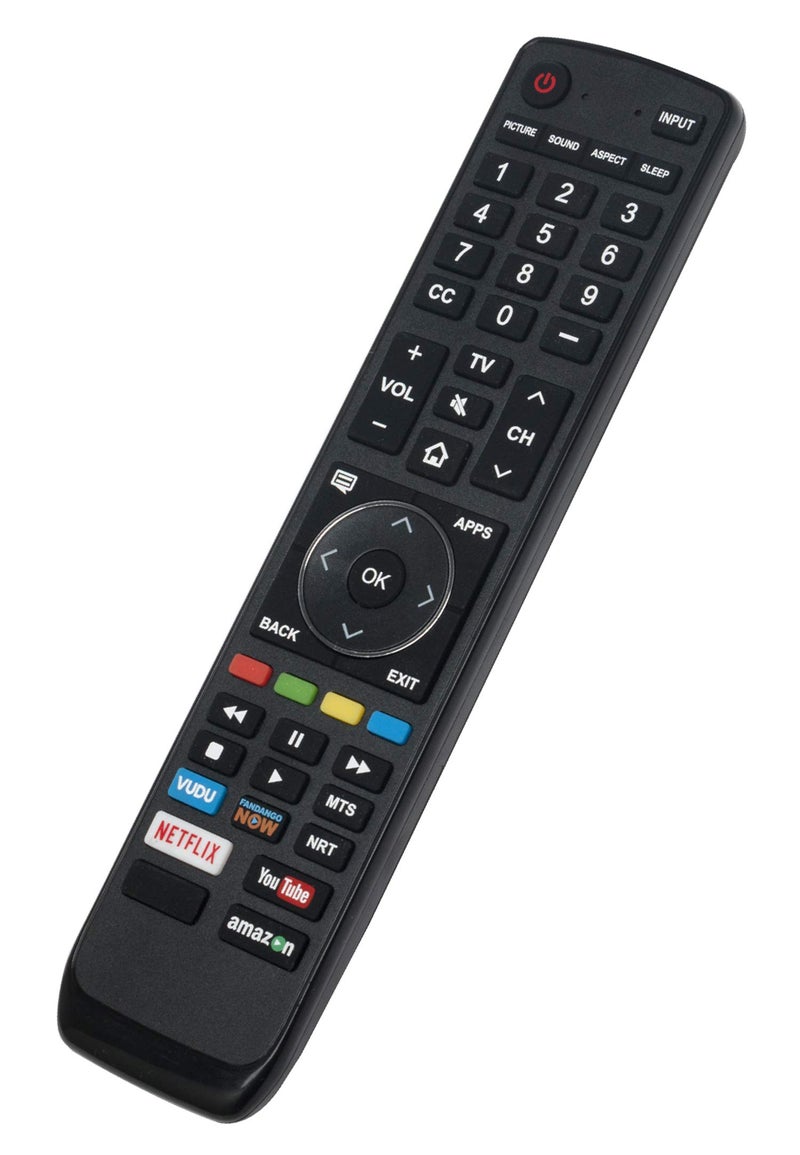 Vinabty EN3139H Replaced Remote fit for Hisense Smart LED TV 43H6080E 43H6E 43H8080E 43H8E 49H6080E 49H6E 50H6080E 50H6E 50H8080E 50H8E 55DU6500 55H6080E 55H6E 55H8050D 55H8080E 55H8E 55H9020E 55H9030E - Image 1